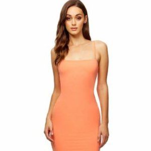 Kookai Orange Bodycon Dress NWT